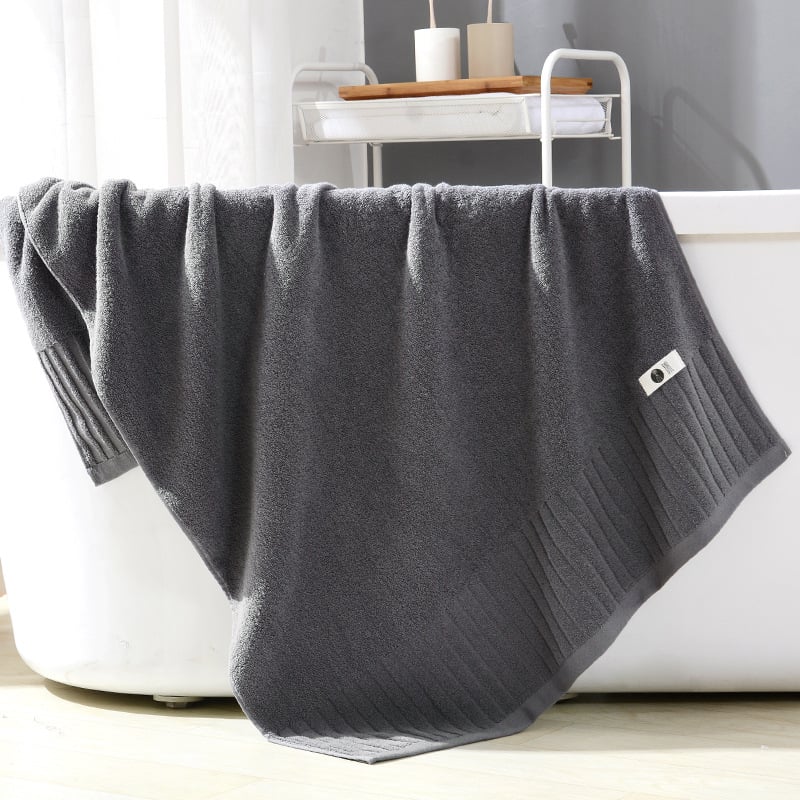 Prosop de baie și plajă — bumbac, jacquard, 300–400 g, 32 fibre, Thousand Bamboo