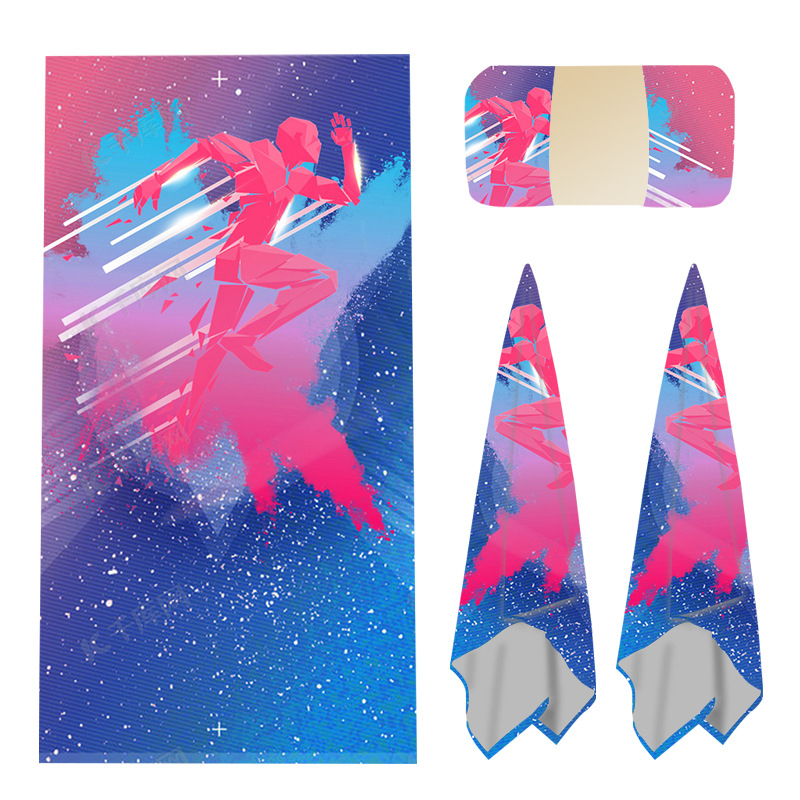 Prosop de plajă și baie din bumbac 100%, imprimat, 500 g sau mai mult, personalizabil