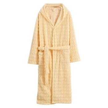 Halat de baie cu glugă din fleece coral, pentru iarnă, pentru cupluri, absorbant la apă, poliester, 600 g