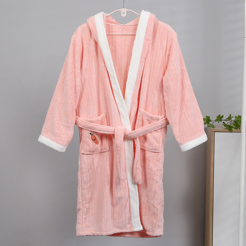 Παιδική πετσέτα μπάνιου με κουκούλα από φλις κοραλλιού, ζακάρ 150D, βάρος άνω των 500 g, σύνθεση 80/20, δυνατότητα προσαρμογής