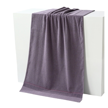 Kupaonski ručnik od 100% pamuka, velik, upijajući i debeli, Jacquard 32 niti, 300–400 g, za plažu i kućnu uporabu, Qianzi Bamboo