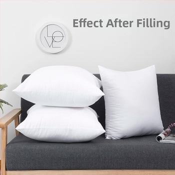 Husă pentru pernă, model solid, material poliester, umplutură din fibre poliesterice, stil modern minimalist