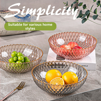 Стъклена чиния за плодове, Top beauty, модерен минимализъм, първокласно качество