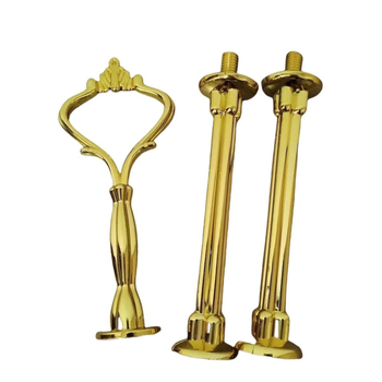 Пластмасова корона в европейски стил — стойка за плодови чинии, триредова десертна подложка за сватби и партита