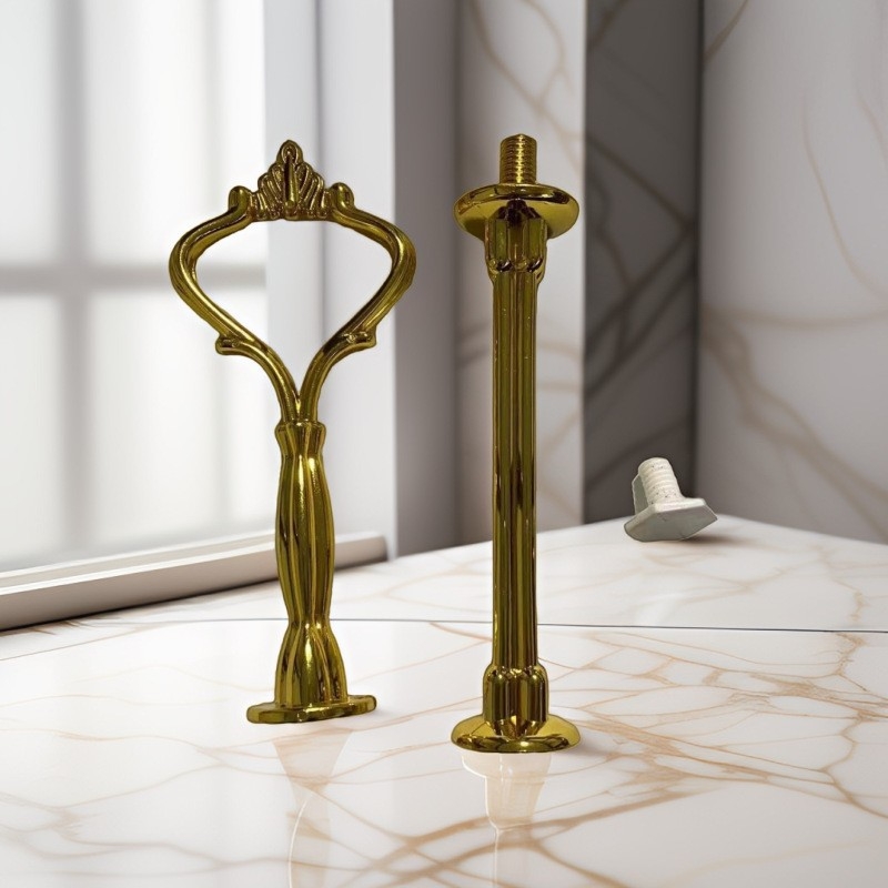 Пластмасова корона в европейски стил — стойка за плодови чинии, триредова десертна подложка за сватби и партита