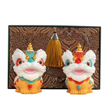 Juzheng Leona statuja no sveķiem Ķīniešu stilā SDFF-1 mājas dekors