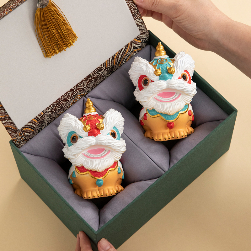 Juzheng Leona statuja no sveķiem Ķīniešu stilā SDFF-1 mājas dekors