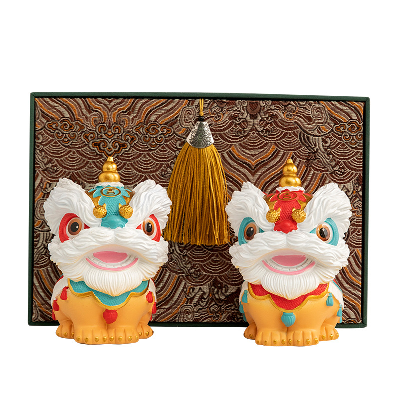 Juzheng Leona statuja no sveķiem Ķīniešu stilā SDFF-1 mājas dekors