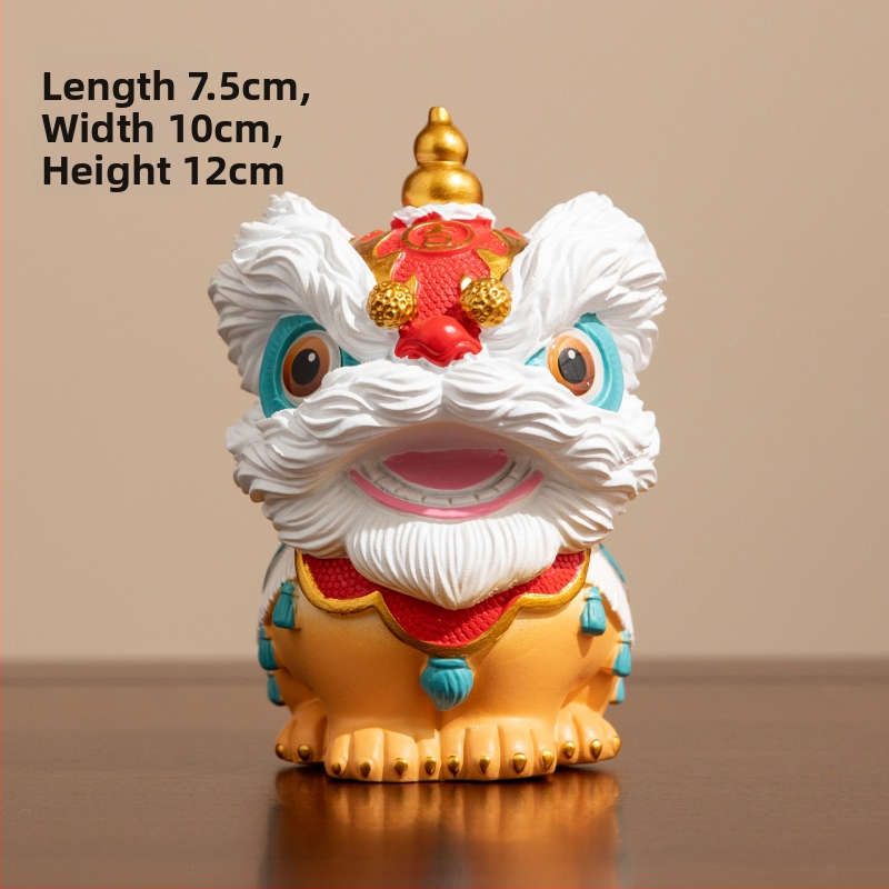 Juzheng Leona statuja no sveķiem Ķīniešu stilā SDFF-1 mājas dekors