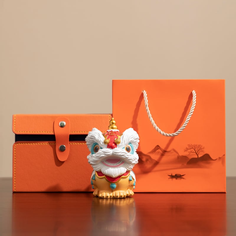 Juzheng Leona statuja no sveķiem Ķīniešu stilā SDFF-1 mājas dekors