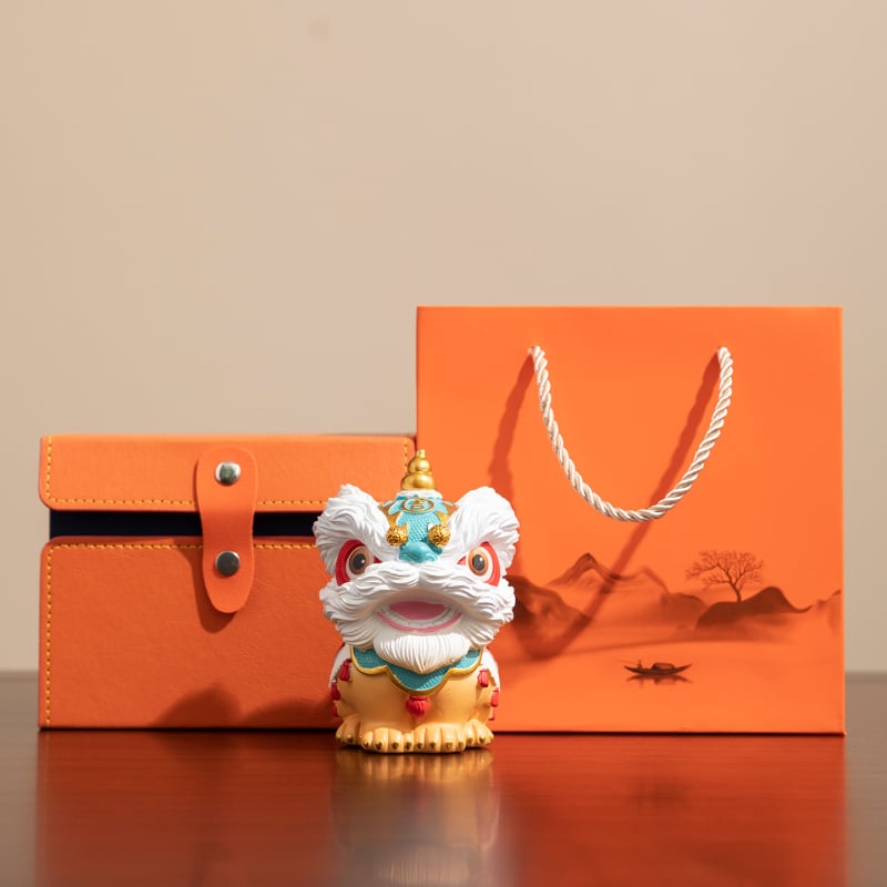 Juzheng Leona statuja no sveķiem Ķīniešu stilā SDFF-1 mājas dekors