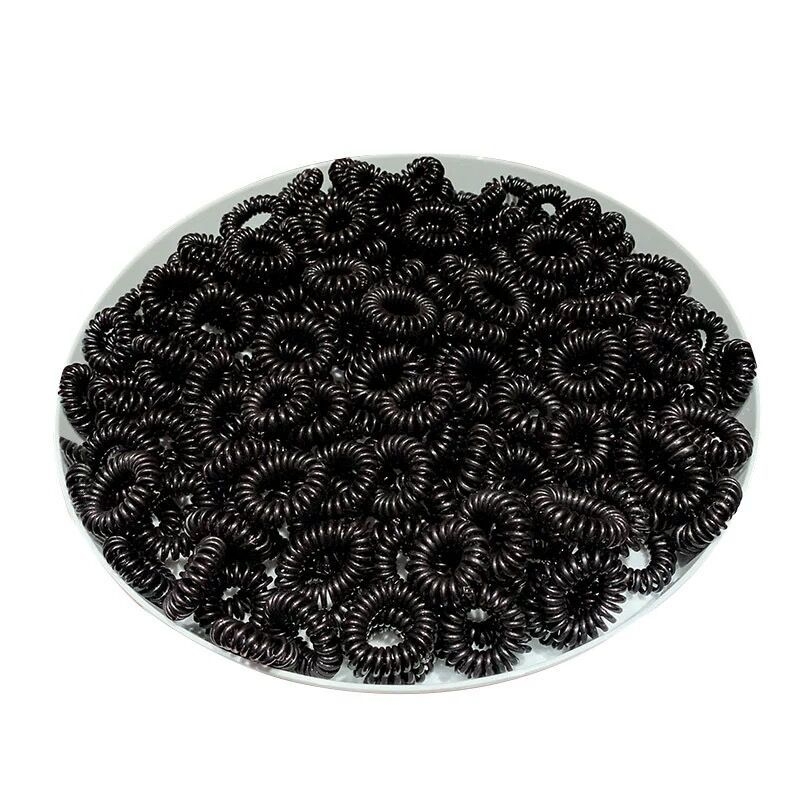 Δαχτυλίδι μαλλιών σε γραμμή τηλεφώνου, πλαστικό/ρητίνη, χειροποίητο, Zhang Guan Li Dai, άνοιξη 2024, στυλ φρέσκο και άνετο