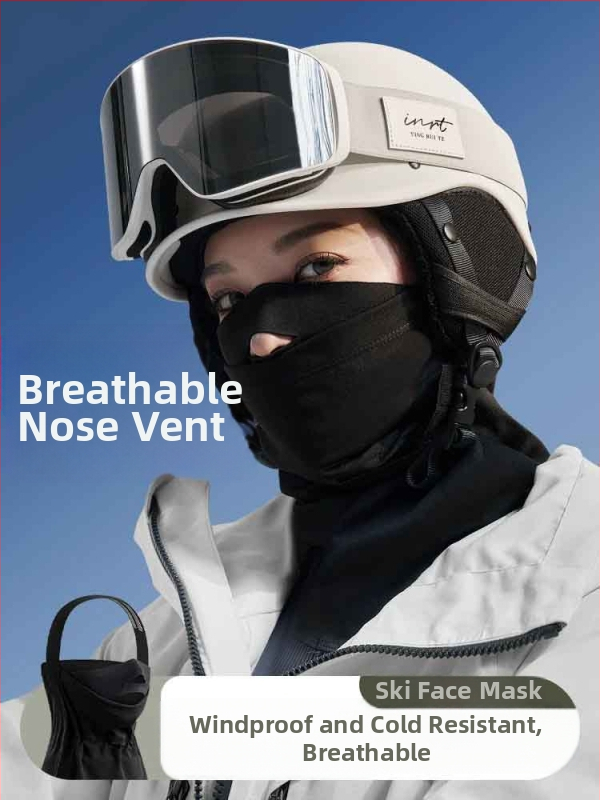 LAKETON ski mask na ochranu tváre – flisová podšívka, rýchloschnúci materiál