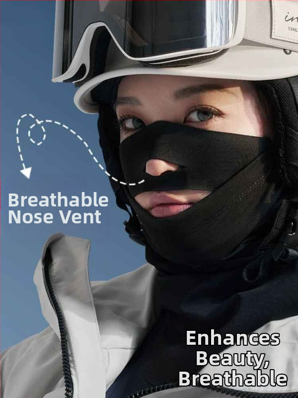 LAKETON ski mask na ochranu tváre – flisová podšívka, rýchloschnúci materiál