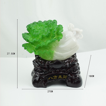 Смолена декоративна фигура в карикатурен стил – Zou Kui, подходяща за подарък за нов дом и за дневна