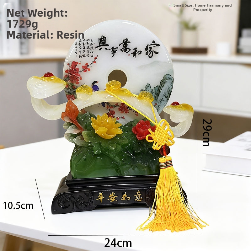 Смолена декоративна фигура в карикатурен стил – Zou Kui, подходяща за подарък за нов дом и за дневна