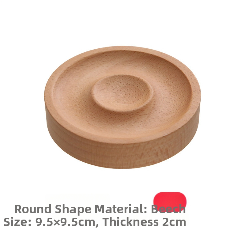 Karkötő kiállító állvány – masszívfa konstrukció, kétszintű, művészi stílus