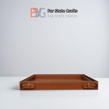 Tējas paplāte - Materiāli: koks, āda, metāls un flanels; Stils: jauns ķīniešu stils; Forma: taisnstūra; Pārklājuma process: 38431127446; Iepakojums: kartons