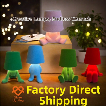 Xiuze stolná lampa, plastový držiak, kreatívny štýl, napätie ≤36V, ozdoba, nočná lampička, DIY