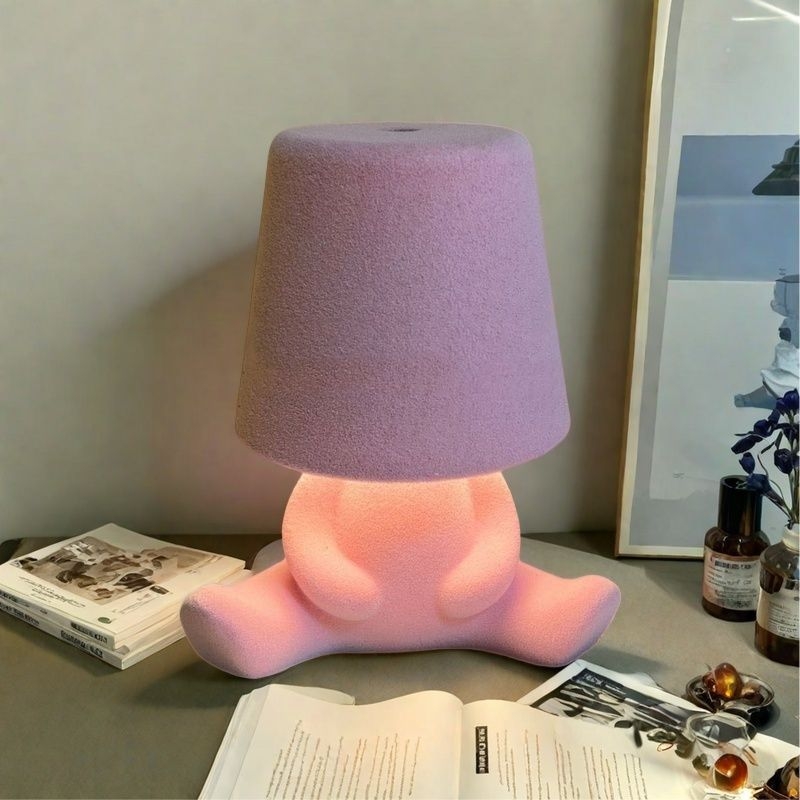 Xiuze stolna lampa, plastični držač, kreativni stil, napon ≤36V, ukras, noćna svjetiljka, DIY