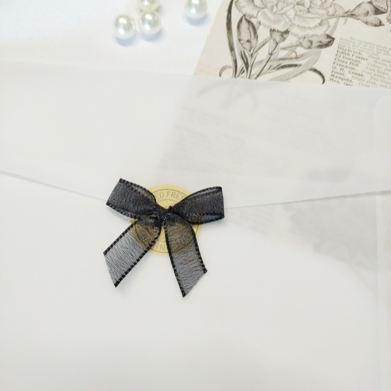 Аксесоар за маникюр с принцес панделка — органза плат, ръчна изработка, серия Принцеса, мотив Тинкър Бел, форма панделка