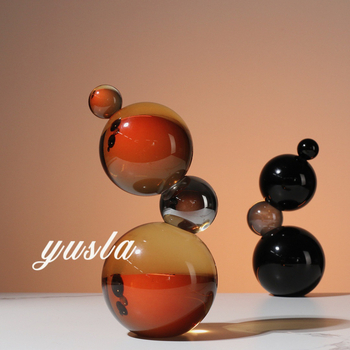 Animacinė dekoratyvinė figūrėlė televizoriaus spintoje, gyvenamajame kambaryje — K9 kristalinis stiklas, šiuolaikinis stilius, be pritaikymo, prekinis ženklas by the south