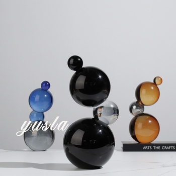 Animacinė dekoratyvinė figūrėlė televizoriaus spintoje, gyvenamajame kambaryje — K9 kristalinis stiklas, šiuolaikinis stilius, be pritaikymo, prekinis ženklas by the south