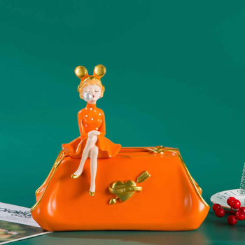 Кутия за салфетки — смола, модерно изкуство, за бюро, рецепция и бар