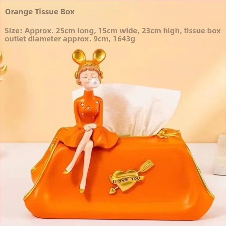 Кутия за салфетки — смола, модерно изкуство, за бюро, рецепция и бар