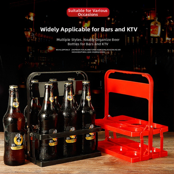 Bo Dian plastikinė alaus lentynėlė, sulankstoma, nešiojama barui/KTV, su logotipu