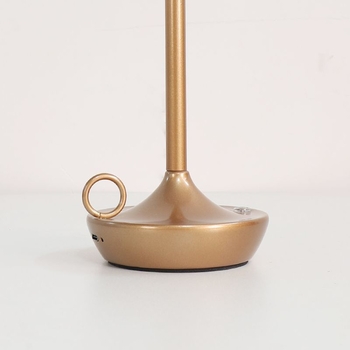 Nordiskā stila metāla galda lampa, uzlādējama, skārienjūtīgs slēdzis, modelis A31, Beale