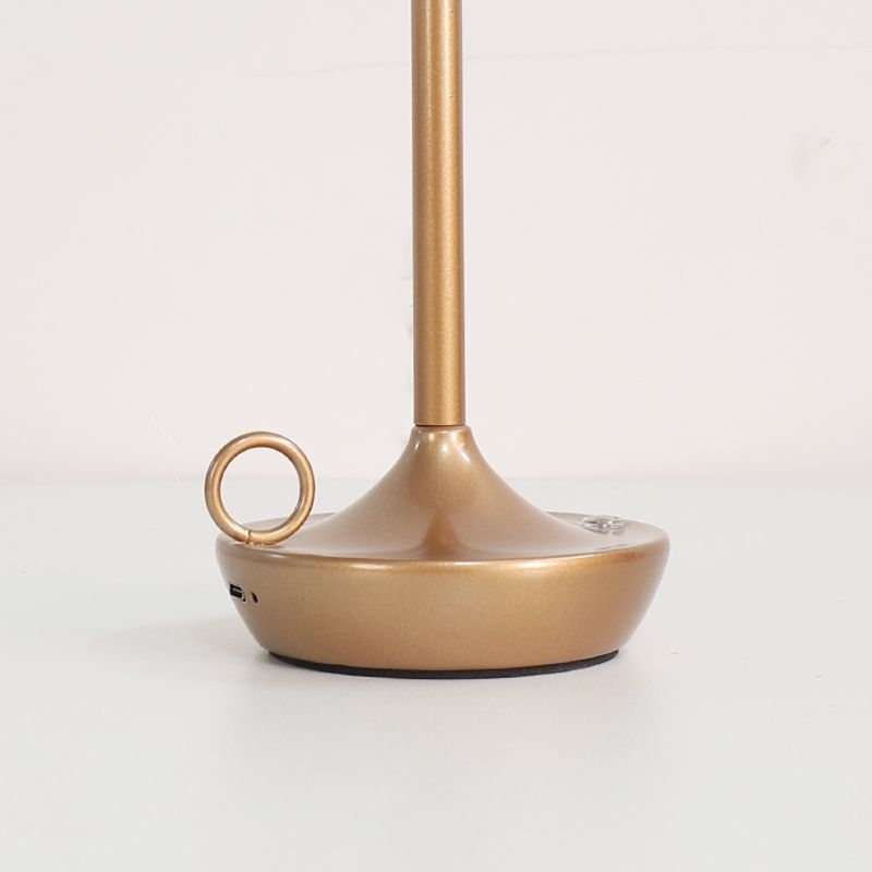 Nordiskā stila metāla galda lampa, uzlādējama, skārienjūtīgs slēdzis, modelis A31, Beale