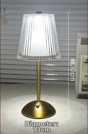 Metāla galda lampa ar bāra ornamentu, uzlādējama nakts gaisma un ambiālais studiju apgaismojums, CE sertifikāts, Yongling Lighting, ≤36V