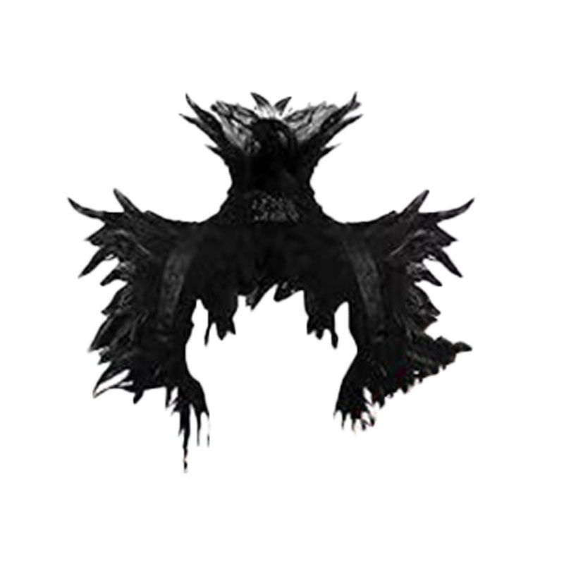 Mască de cap Halloween cu coarne de diavol - vinil, blister, brand Nine ding, recuzită machiaj costum