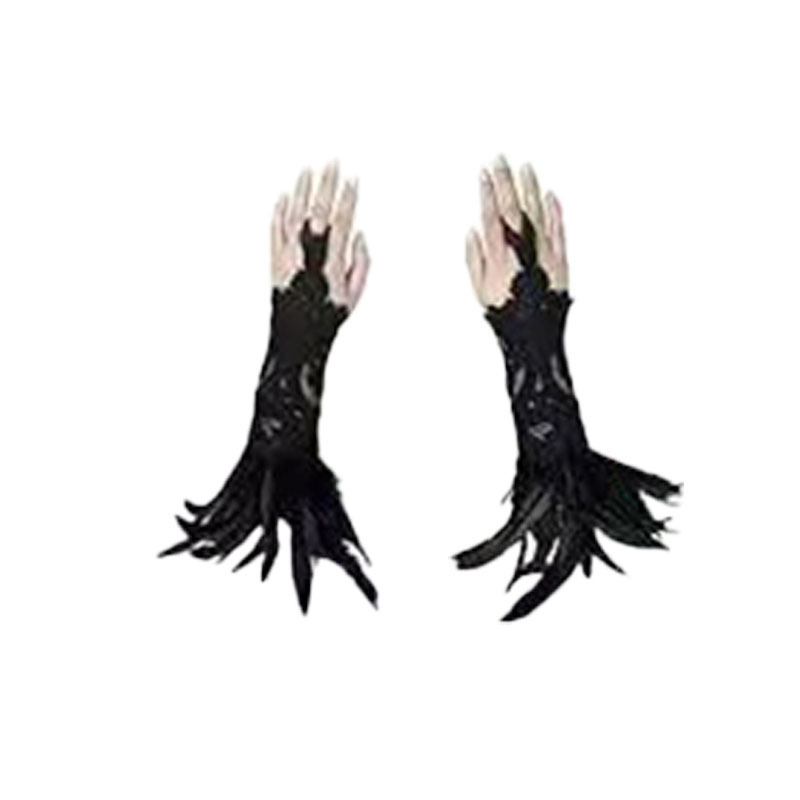 Mască de cap Halloween cu coarne de diavol - vinil, blister, brand Nine ding, recuzită machiaj costum