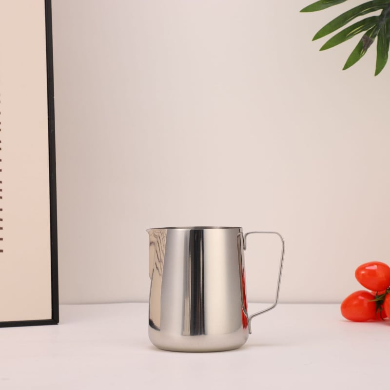 Κανά latte art από ανοξείδωτο ατσάλι 304, βορειοευρωπαϊκό στυλ, αιχμηρό στόμιο, προσαρμογή, κατάλληλη για γραφείο, οικία, μπαρ, καφέ