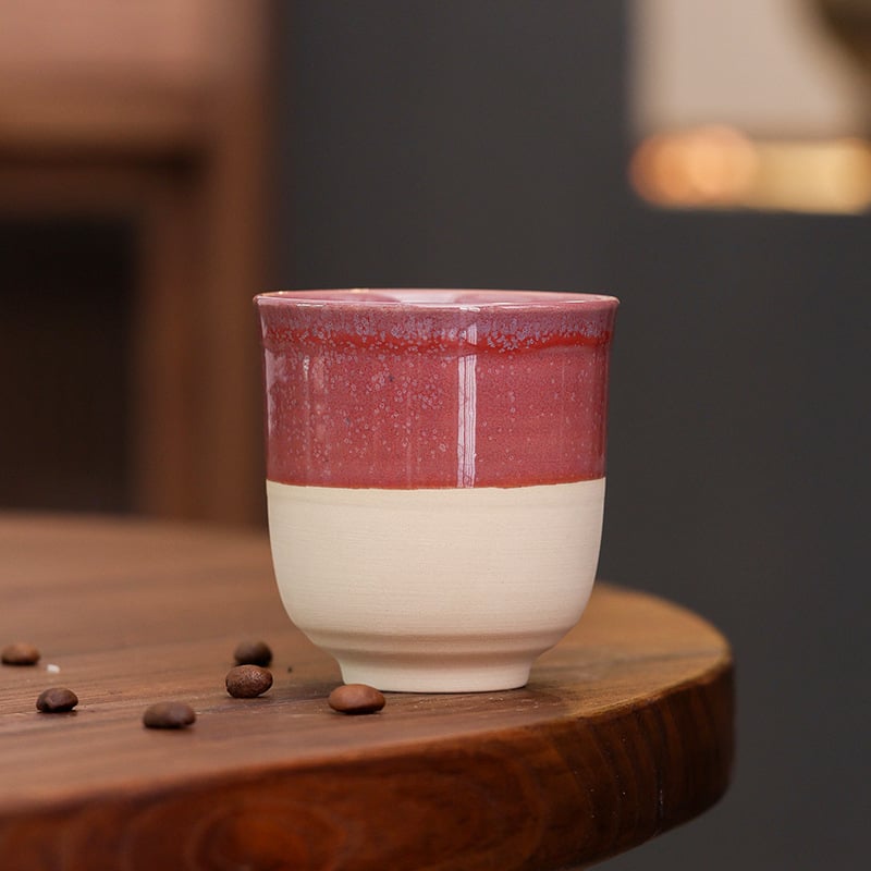 Maobai retro keramička šalica za kavu s prilagođenim logotipom, latte art, 500 g