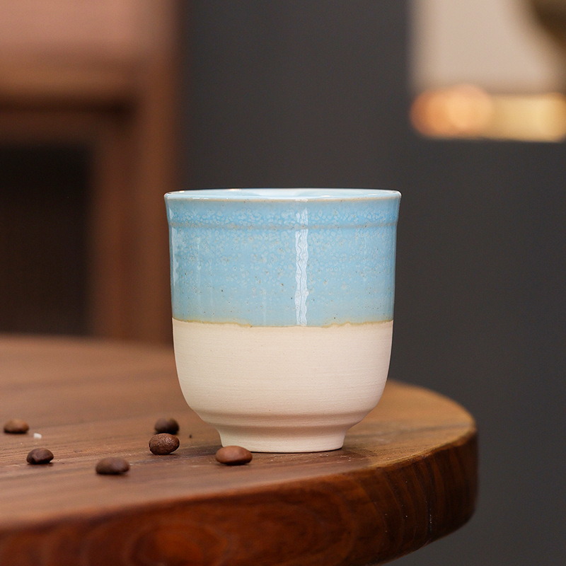 Maobai retro keramička šalica za kavu s prilagođenim logotipom, latte art, 500 g