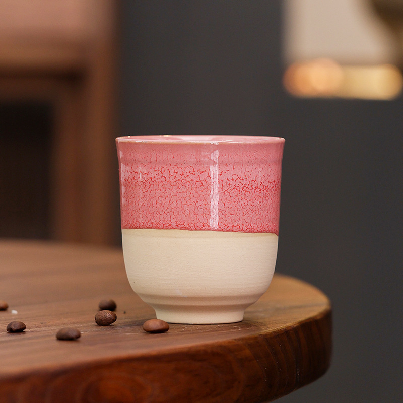 Maobai retro keramička šalica za kavu s prilagođenim logotipom, latte art, 500 g