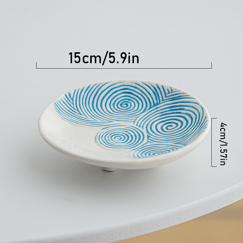 Porcelanski pladanj za nakit, skandinavski stil, lagani luksuzni organizator za dnevnu sobu i hodnik