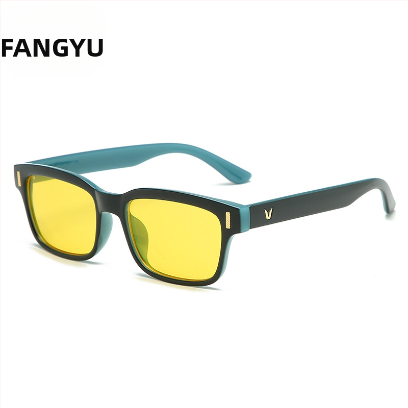 Fang Yu F8084 Unisex Naktinio Matymo Akinės Su Pilnu Rėmeliu, Anti-Mėlynojo Spinduliavimo, Plastikinis Rėmas, Syntetiniai Lęšiai, Lęšio Storis 1.4-1.6 mm, Reguliuojamas Rėmas