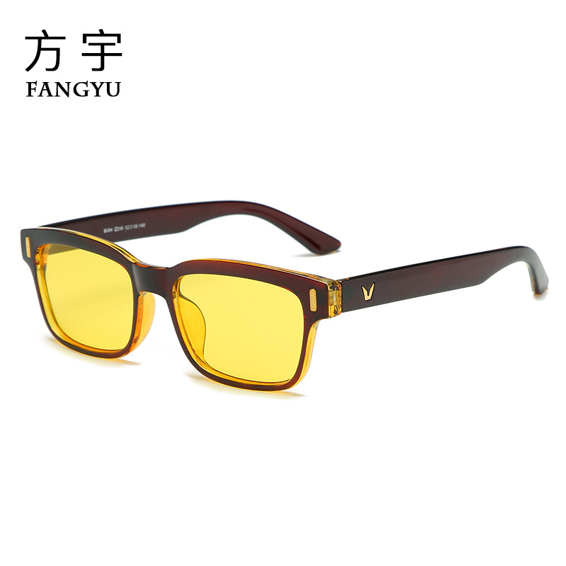 Fang Yu F8084 Unisex Naktinio Matymo Akinės Su Pilnu Rėmeliu, Anti-Mėlynojo Spinduliavimo, Plastikinis Rėmas, Syntetiniai Lęšiai, Lęšio Storis 1.4-1.6 mm, Reguliuojamas Rėmas