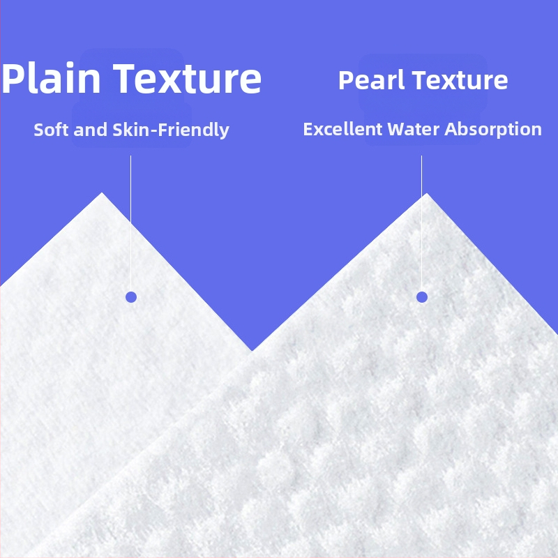 Jednorazová utierka na tvár pre kozmetický salón, z rastlinných vlákien, hladké tkanie