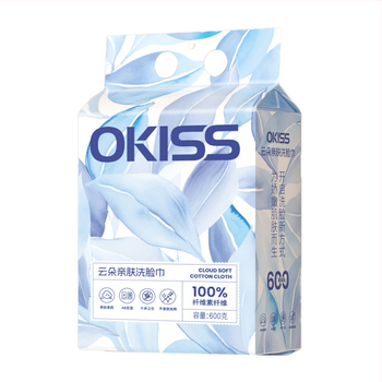 Prosop de curățare a feței, agățat, montat pe perete, pachet de uz casnic, fibră vegetală, imprimare