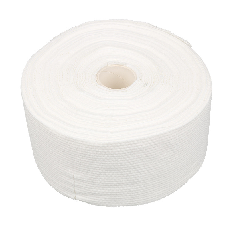 Prosop de curățare facial în rolă - 100% viscose, fibre de viscose, țesătură plată, personalizare disponibilă, conținut principal 100%