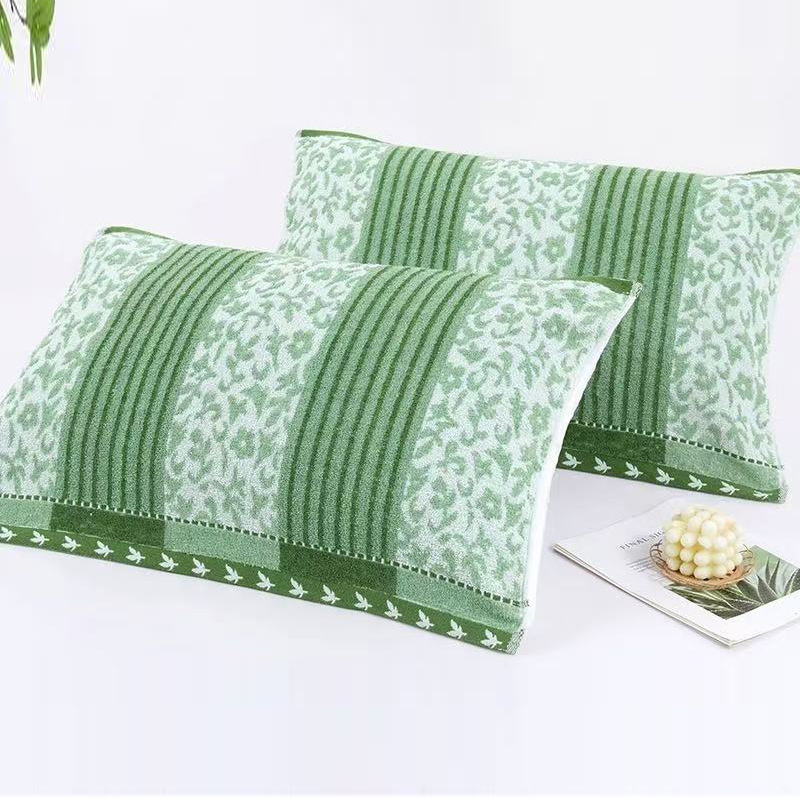 Jacquard függőleges csíkos párnahuzat, 100% pamut, kollégium/diákok számára, testreszabás elérhető