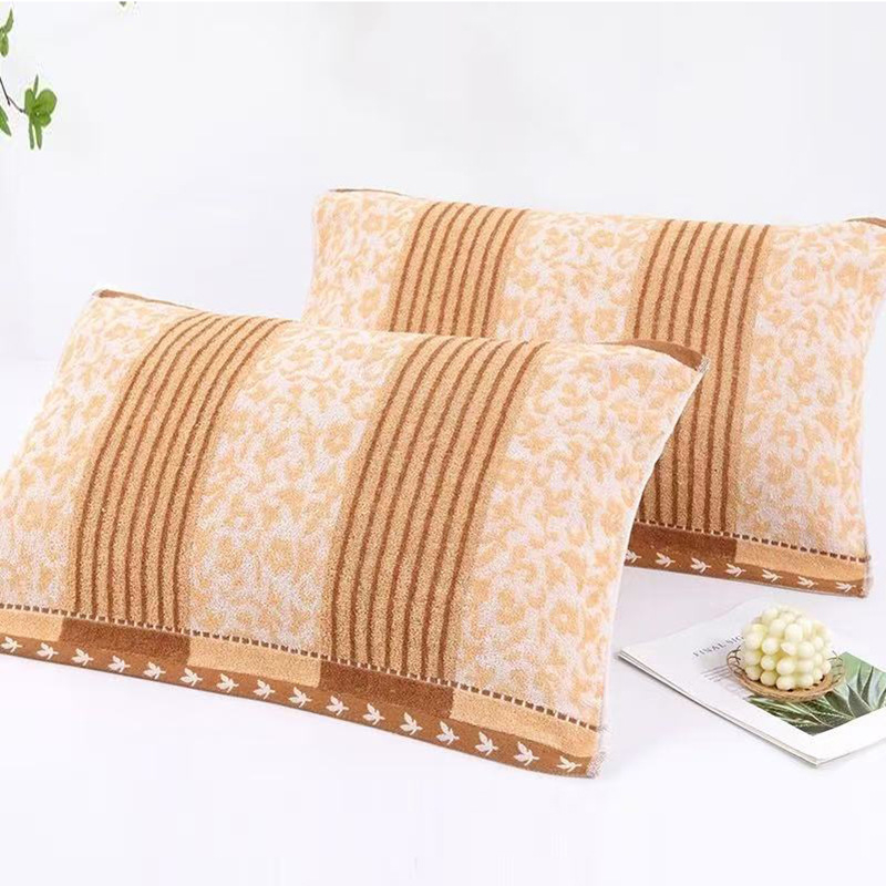 Jacquard függőleges csíkos párnahuzat, 100% pamut, kollégium/diákok számára, testreszabás elérhető