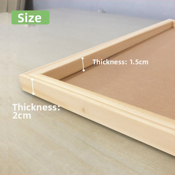 Priežu koka fotogrāfiju rāmis, taisnstūra forma, Mingbojia zīmols, fotorāmis sērija, karikatūras dizains