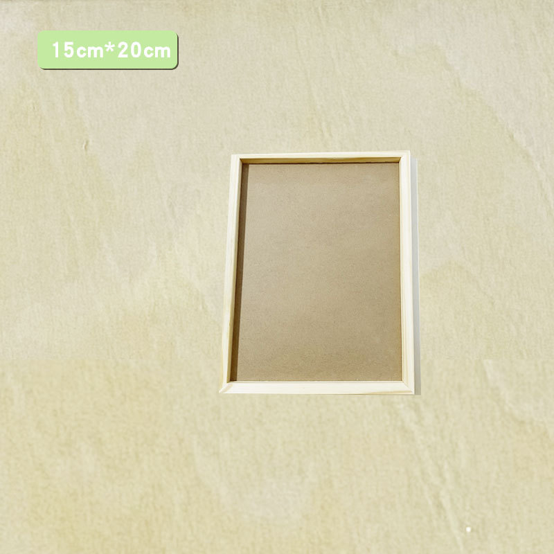 Priežu koka fotogrāfiju rāmis, taisnstūra forma, Mingbojia zīmols, fotorāmis sērija, karikatūras dizains