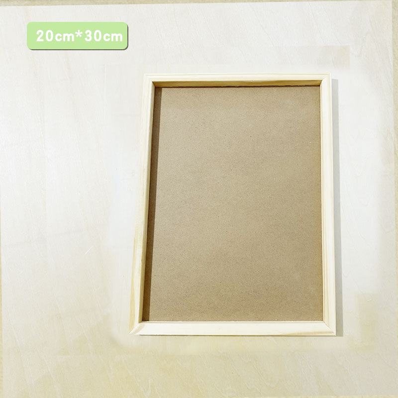 Priežu koka fotogrāfiju rāmis, taisnstūra forma, Mingbojia zīmols, fotorāmis sērija, karikatūras dizains